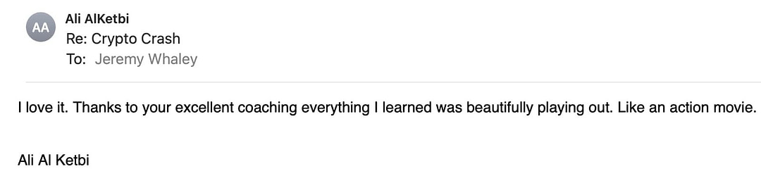 Ali - Testimonial